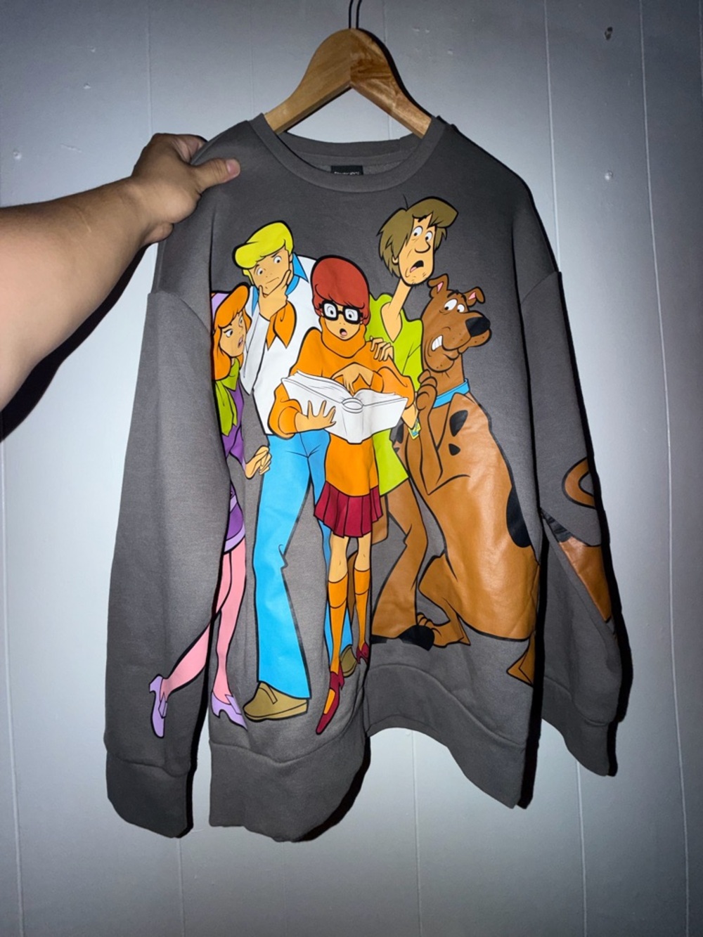 Scooby-Doo Graphic Crewneck Sweatshirt - Charcoal *RARE*